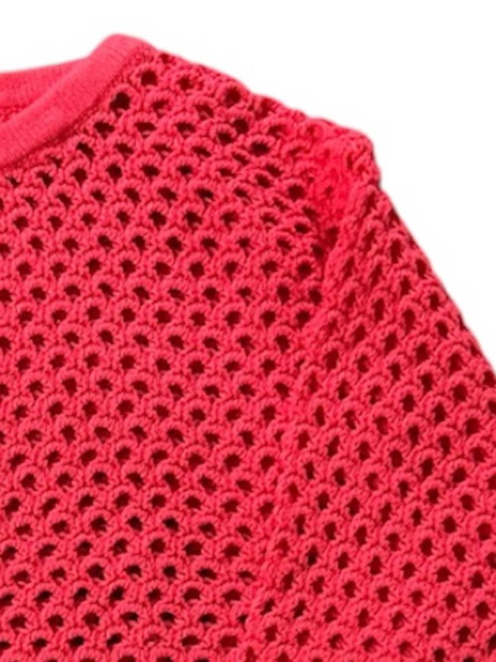 J Crew pointelle boatneck sweater sz L - Picture 5 of 5